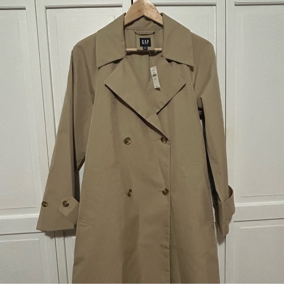 GAP Icon Trench Coat Classic Khaki Tan - Picture 11 of 16